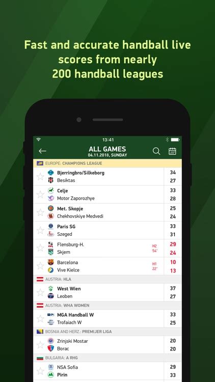 Live Handball Scores .